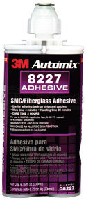 3M 8227 Automix™ SMC/Fiberglass Repair Adhesive 08227, 200 mL Cartridge, 6/cs