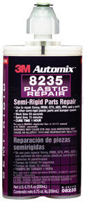 3M 8235 Automix™ Semi-Rigid Parts Repair 08235, 200 mL Cartridge, 6/cs