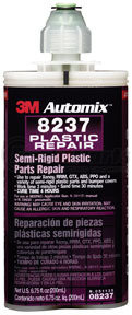 3M 8237 Automix™ Semi-Rigid Parts Repair 08237, 200 mL Cartridge, 6/cs