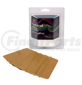 3M 71602 Scotchcal™ Application Squeegee 71602, Gold, 5/Set