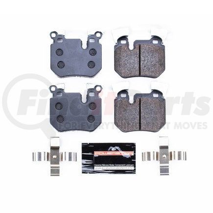 PowerStop Brakes PST1372 TRACK DAY BRAKE PADS - STAGE 1 BRAKE PAD FOR TRACK DAY ENTHUSIASTS - FOR USE W/ STREET TIRES