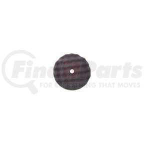 Buff 'N Shine 820FBW Convulted Foam Pads, Flat Back, Black, 8” x 1”