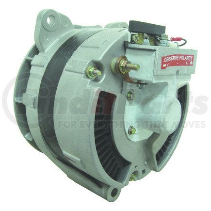 WAI 7772N Alternator - Internal Regulator/External Fan 165 Amp/12 Volt, Bi-Directional, Negative Ground, w/o Pulley