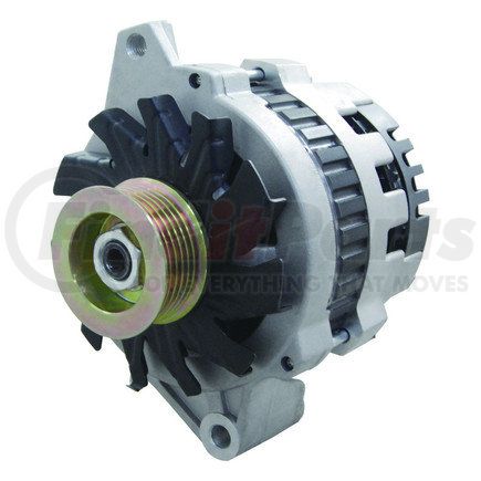 WAI 7960N Alternator - Internal Regulator/External Fan 105 Amp/12 Volt, CW, 6-Groove Pulley, 03:00 Plug Clock