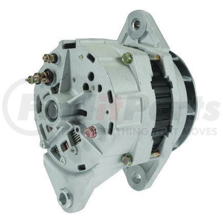 WAI 8073N Alternator - Internal Regulator/External Fan 130 Amp/12 Volt, CW, 1-Wire System, Negative Ground, w/o Pulley