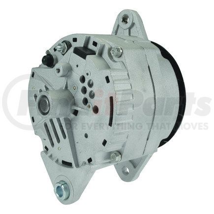 WAI 7138N Alternator - Internal Regulator/External Fan 80 Amp/12 Volt, Bi-Directional, Negative Ground, w/o pulley