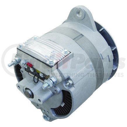 WAI 7610N Alternator - Internal Regulator/External Fan 90 Amp/24 Volt, Bi-Directional, Insulated Grd., w/o Pulley