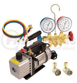 FJC, Inc. 9281 Vacuum Pump and R134a Manifold Gauge Set Assortment