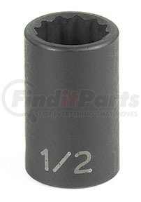 Grey Pneumatic 1117M 3/8" Drive x 17mm 12 Point Standard Impact Socket