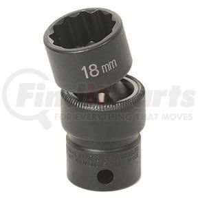 Grey Pneumatic 1119UM 3/8" Drive x 19mm 12 Point Standard Universal Socket