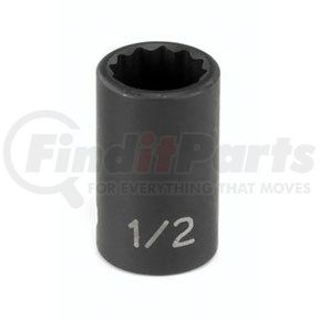 Grey Pneumatic 1122R 3/8" Drive x 11/16" 12 Point Standard Impact Socket