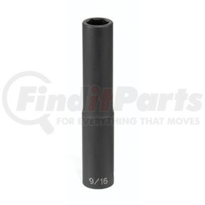 Grey Pneumatic 2014XD 1/2" Drive x 7/16" Extra-Deep Impact Socket