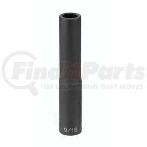 Grey Pneumatic 2016XD 1/2" Drive x 1/2" Extra-Deep Impact Socket