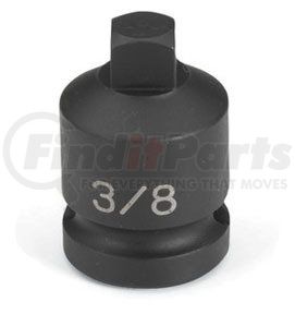 Grey Pneumatic 2008PP 1/2" Drive x 1/4" Square Male Pipe Plug Impact Socket