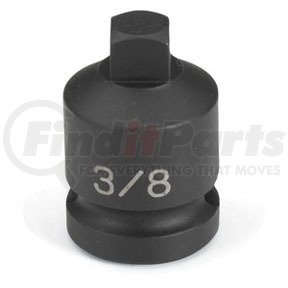 Grey Pneumatic 2010PP 1/2" Drive x 5/16" Square Male Pipe Plug Impact Socket