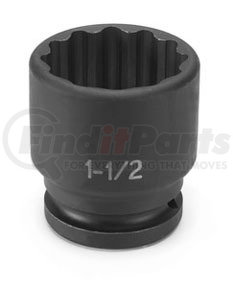 Grey Pneumatic 3142R 3/4" Drive x 1-5/16" 12 Point Standard Impact Socket