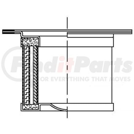 WIX Filters P42B458 WIX INDUSTRIAL HYDRAULICS Air/Oil Separator Cartridge