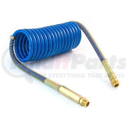 Tramec Sloan 451041NB Coiled Air with Brass Handle, 15', Blue