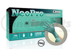 Microflex NPG888XL NeoPro® Powder-Free Neoprene Examination Gloves, Green, XL