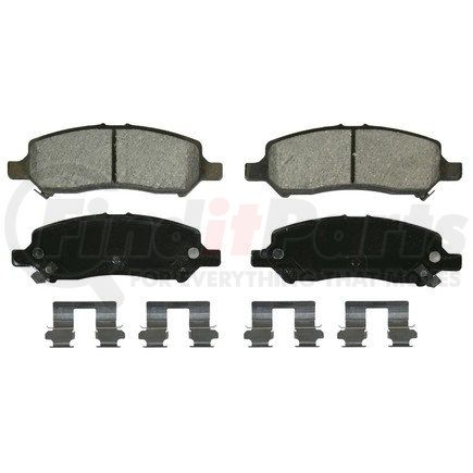 Wagner ZD1647 QuickStop Ceramic Disc Brake Pad Set