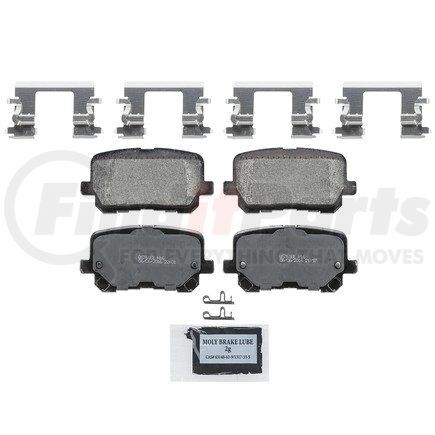 Wagner ZX1766 Semi-Met Disc Pad Set