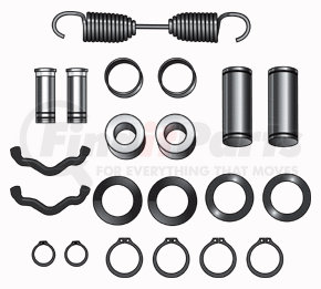 Haldex CQ67318 Drum Brake Hardware Kit - For use on 16.5 in. Eaton (Schuler) Double Anchor Pin Brakes