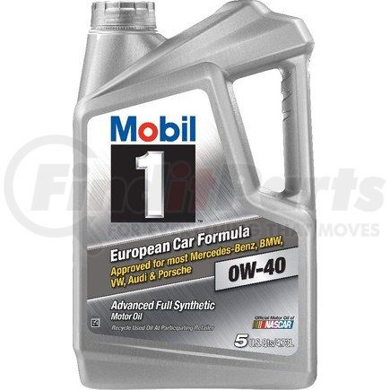 Mobil Oil 120760 M1 0W40  5 QT JUG