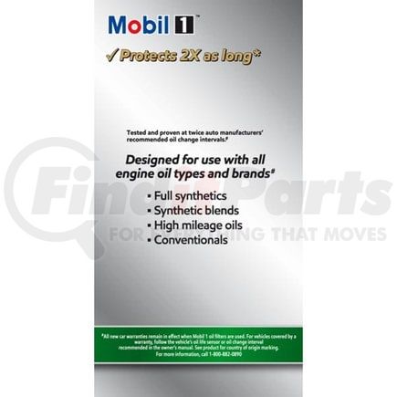 Mobil Oil M1C453A Engine Oil Filter