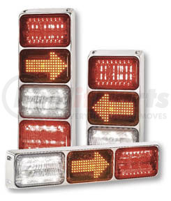 Federal Signal QL64SFC-AC QUADRAFLARE,SPLIT,AMB/WHT