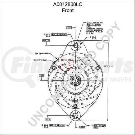 Leece Neville 2808LC ALTERNATOR