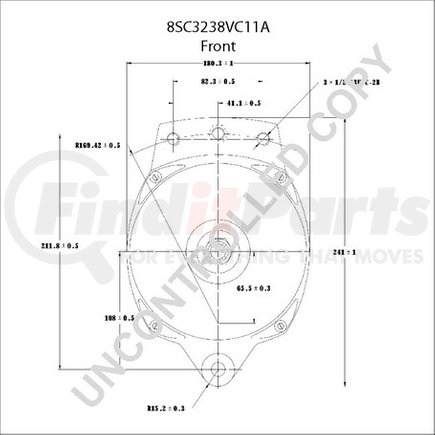 Leece Neville 8SC3238VC11 Alternator