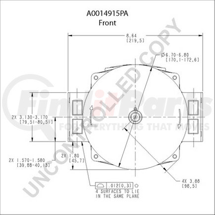 Leece Neville 4915PA ALTERNATOR