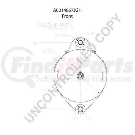 Leece Neville 4867JGH ALTERNATOR