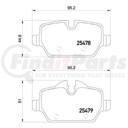 PAGID 355020111 - brake pad set