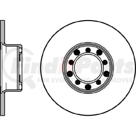 HELLA 355100071 Disc Brake Rotor
