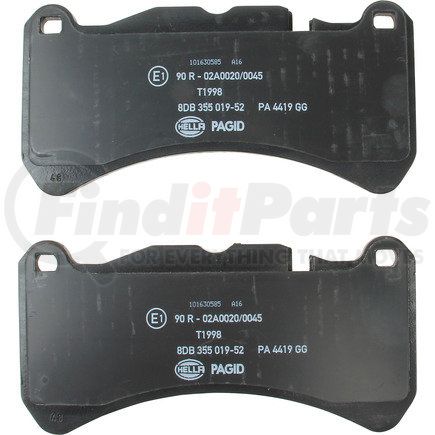 PAGID 355019521 - disc brake pad for mercedes benz