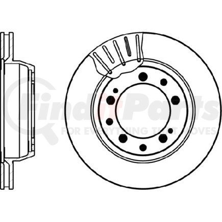 HELLA 355104751 Disc Brake Rotor