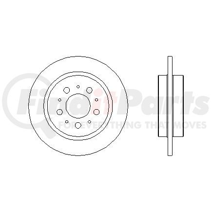HELLA 355107101 Disc Brake Rotor