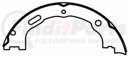 Wagner PAB809 Wagner ThermoQuiet PAB809 Parking Brake Shoe Set