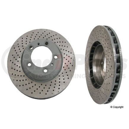SEBRO 205831 Disc Brake Rotor for PORSCHE