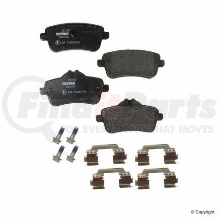 Textar 2521501 Disc Brake Pad for MERCEDES BENZ