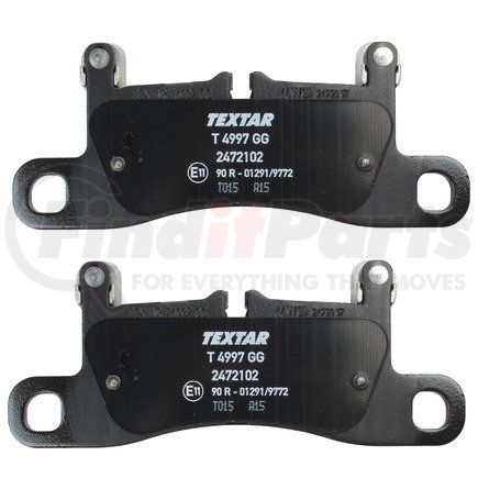 Textar 2472102 Disc Brake Pad for PORSCHE