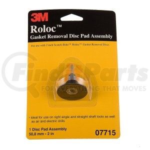 3M 7715 Roloc™ Disc Pad Holder 07715, 2"