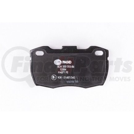 HELLA 355005861 Disc Brake Pad Set