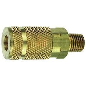 Plews 13-324 Coupler, 1/4" ARO, 1/4" MNPT