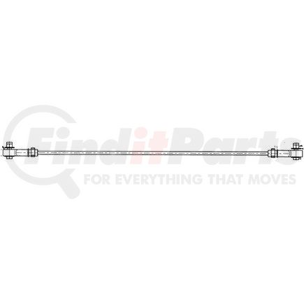 HALDEX 90554878 - height control valve linkage - fixed rod, 21 in. | fixed rod link assembly 21" | air suspension sensor linkage kit