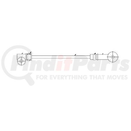 HALDEX 90554906 - height control valve linkage - 8.88 in., fixed looped end | link assembly 8.88" | air suspension sensor linkage kit