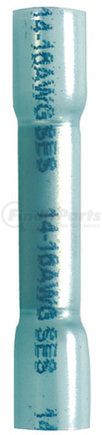Phillips Industries 1-1962C Butt Connector - 16-14 Ga., Blue, 5 Pieces/Clamshell, Heat Required