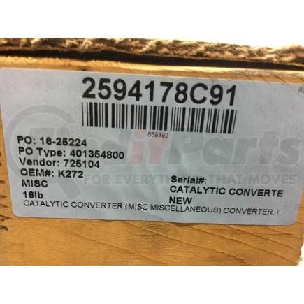 Navistar 2594178C91 INTERNATIONAL CONVERTER DPF OUT