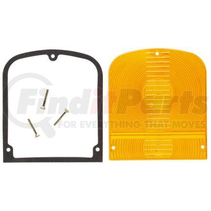 Truck-Lite 8929A Dome Light Lens - Amber, For 303